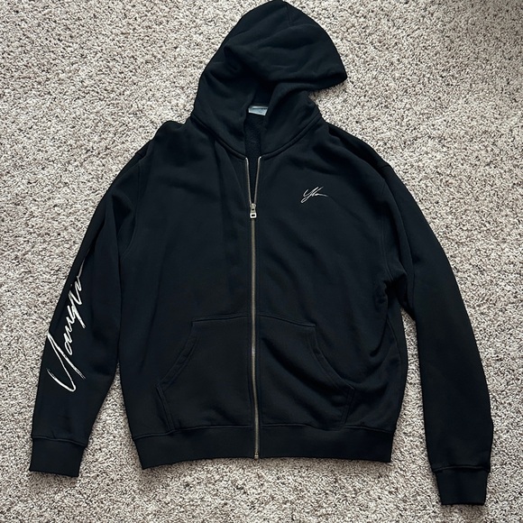 YoungLA Black Zip-Up Jacket - Picture 1 of 5